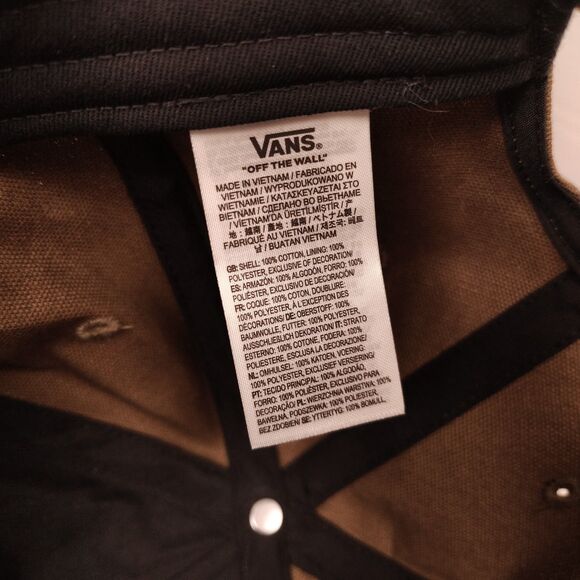 🔥 Rare Vans Skate Classics 66 Unstructured Hat Brown Sun Logo Snapback Cap - Picture 7 of 7